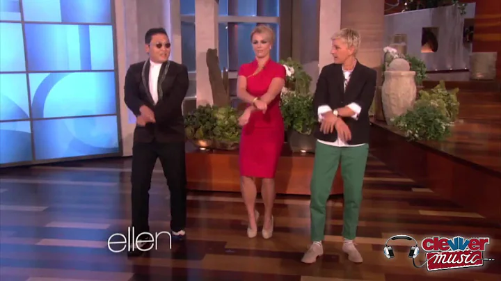 Britney Spears Dances "Gangnam Style" with Psy on Ellen Show