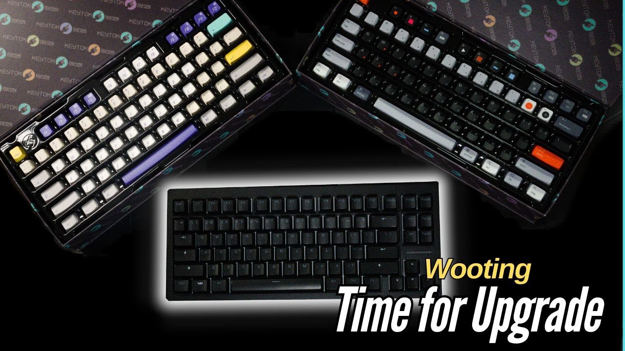 Wooting Two HE + Pulser Keycap (おまけ) Time To Upgrade My Wooting! - Keytok Keycaps - YouTube