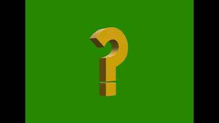 Question Mark Motion In Green Screen #greenscreengfx