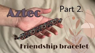 diy friendship bracelet . handmade friendship bracelet . aztec friendship bracelet