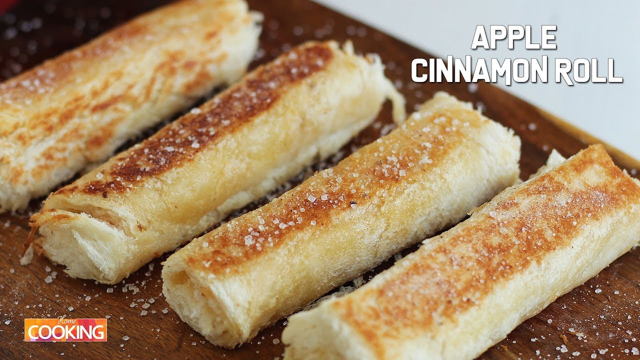 Apple Cinnamon Roll Apple Bread Roll Recipes YouTube