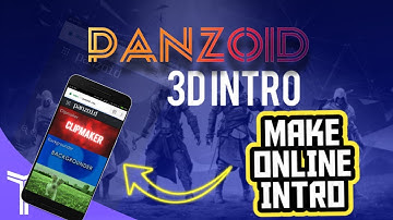 how to make 3d intro on android panzoid / how to make a 3d intro on android using panzoid