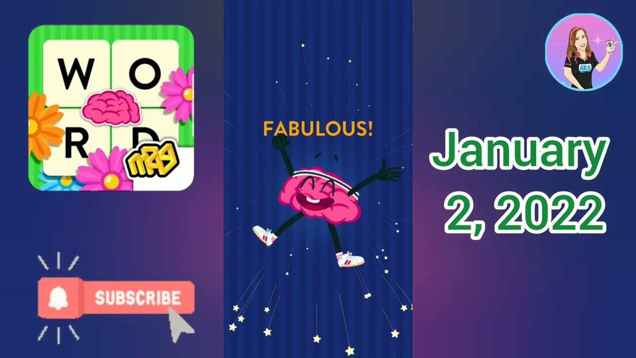 WordBrain - Brainy’s New Year Event January 2, 2023 Solution
