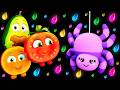 L'Araignée Gipsy + Œufs Surprises ! 🥚 Apprendre les Couleurs avec les Funky Fruites