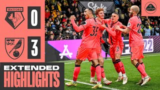 EXTENDED HIGHLIGHTS | Watford 0-3 Norwich City