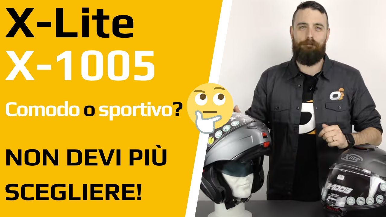 Un casco modulare COMODO e SPORTIVO?  - X-Lite X-1005