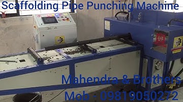 Props Inner Pipe Hole Punching Machne