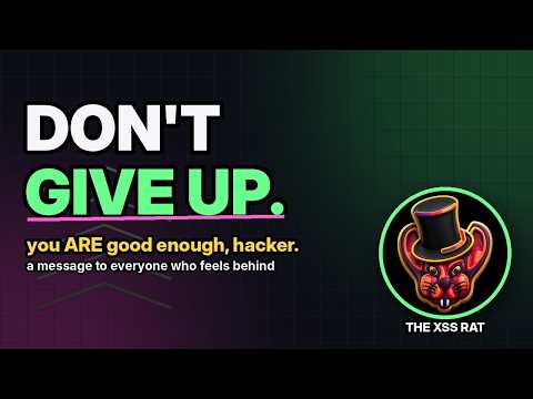 A message of hope - You ARE the topic hackers!