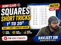 🔥 Squares &amp; Cubes Made Easy | CA Foundation Maths | Ravijeet Sir 16 June Batch Day 2