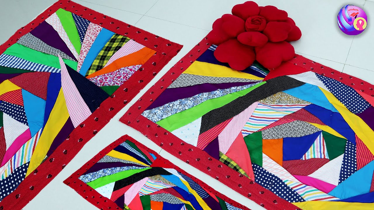 Old Was Clothes Reuse Into Carpet Home Use Full Sewng ideas YouTube