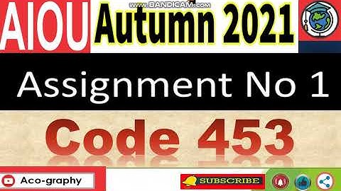 AIOU Code 453 Solved Assignment No.1 Autumn 2021 || Subject: Radio Broadcasting | Level: Bachelor/BA