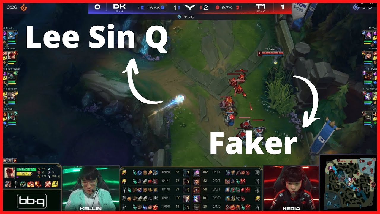 Canyon insecs Faker into Showmaker