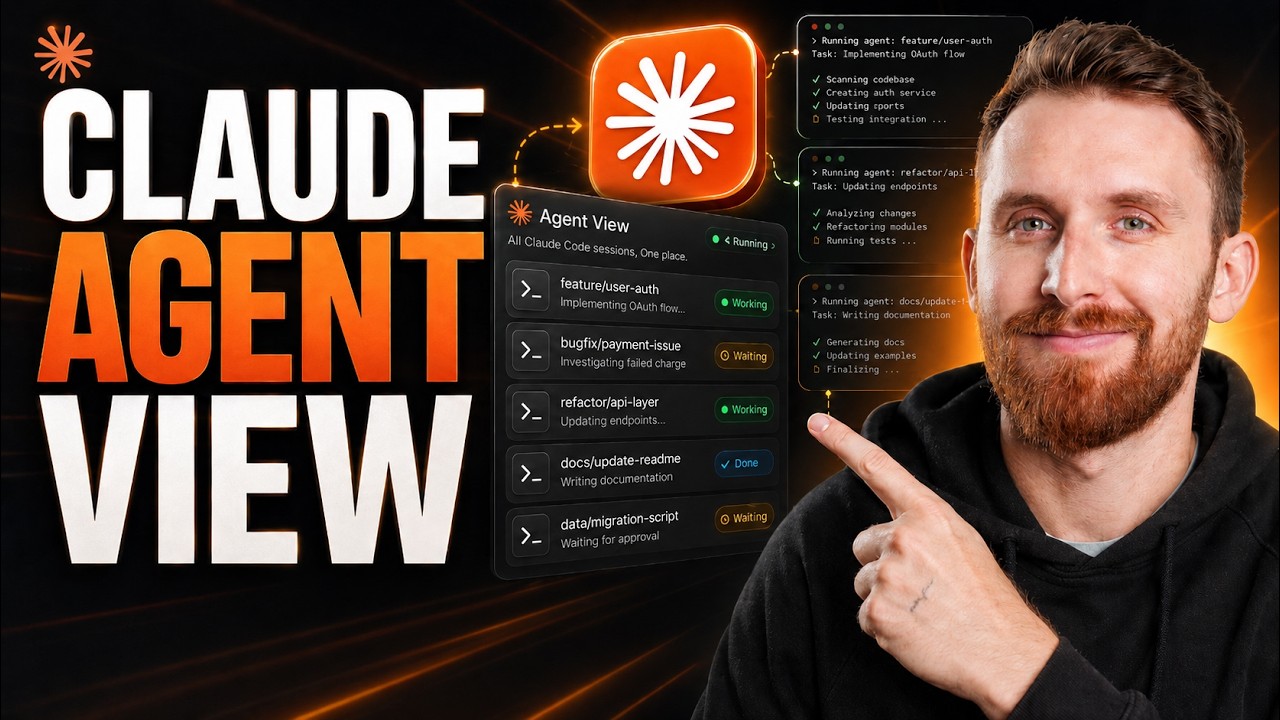 Claude Code Agent View - Run 10 AI Agents at Once - YouTube