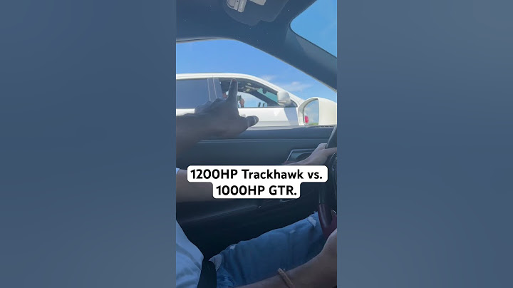 1200HP Trackhawk vs. 1000HP GTR.