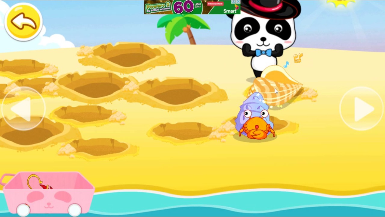 Baby Panda Summer Fun | Be An Explorer & Find The Hidden Treasures With Panda | Babybus Kids Games