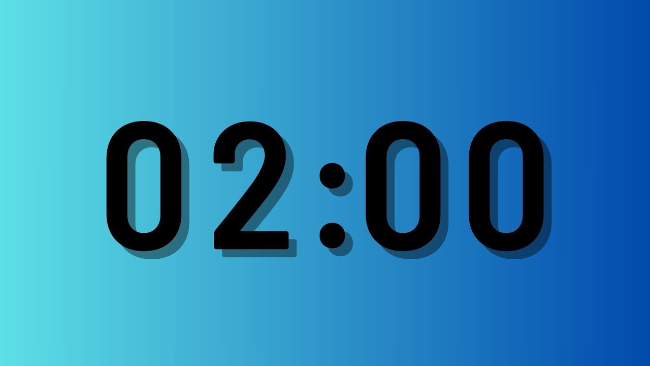 2 Minute Timer (Ocean) - YouTube