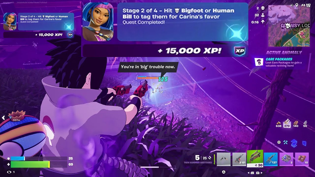 Как легко попасть по Бигфуту или Человеку-Биллу, чтобы заслужить расположение Карины в задании Fo...