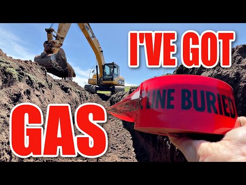 Installing an off Grid Gas Line