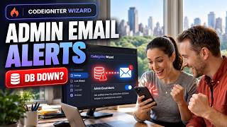 Full CodeIgniter Wizard apps now notify admins of exceptions via email Guide