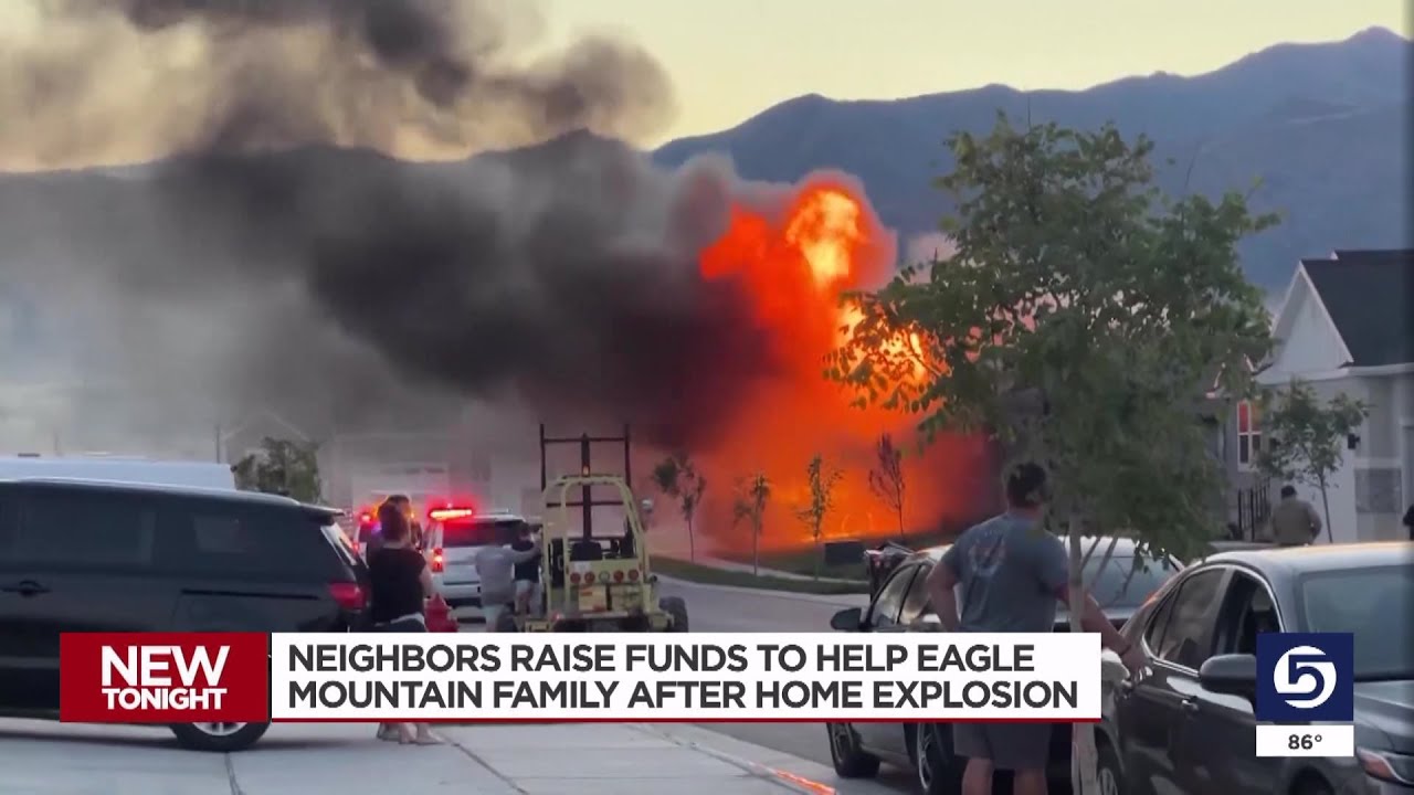 Community rallies around Eagle Mountain family after devastating house fire