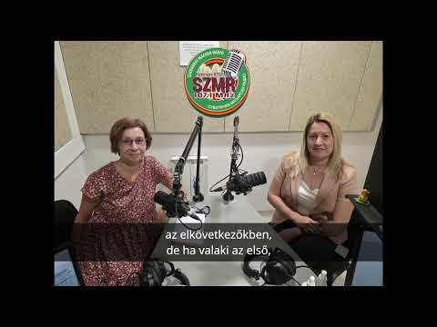Nagy Zita ügyvezető, a Szabadkai Magyar Rádió Mozaik című műsorában