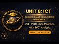 UGC NET ICT | Class 1 | 200+ PYQs marathon Series (Unit 8)