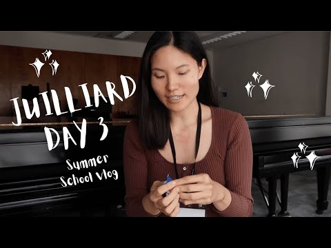 ジュリアード音楽院の夏休みVlog - 3日目 | 練習室101 | ピンク色の空！！