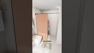 shower curtain #invisible folding shower curtain #decoration invisible folding shower curtain.