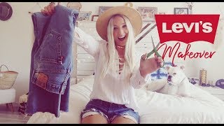 Thrifted Levis Makeover DIY