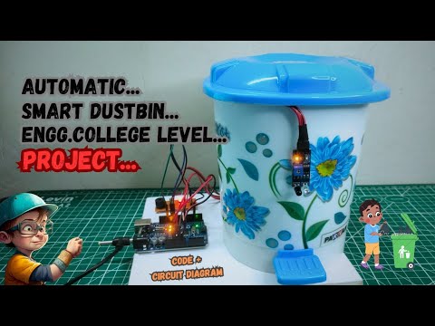 Automatic Smart Dustbin Using Arduino | How to make Automatic Dustbin ...