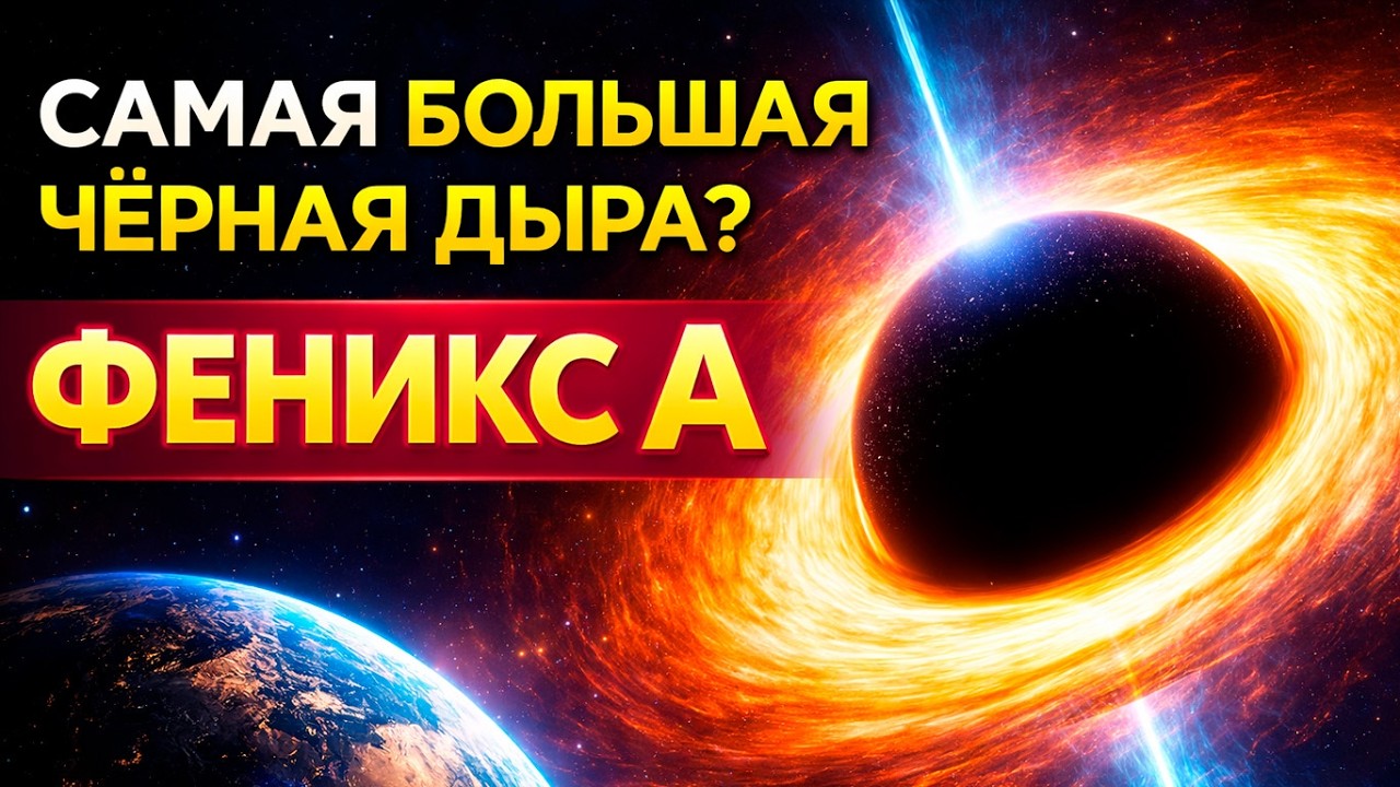 Самая огромная чёрная дыра во Вселенной? Феникс А ломает все законы!