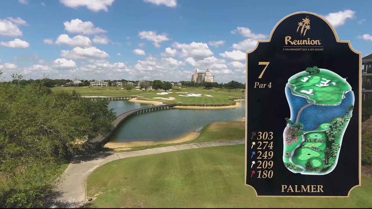 Reunion Resort Palmer Course Hole #7, w/ Voiceover