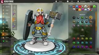 Heroforge tutorial: Generic dwarf