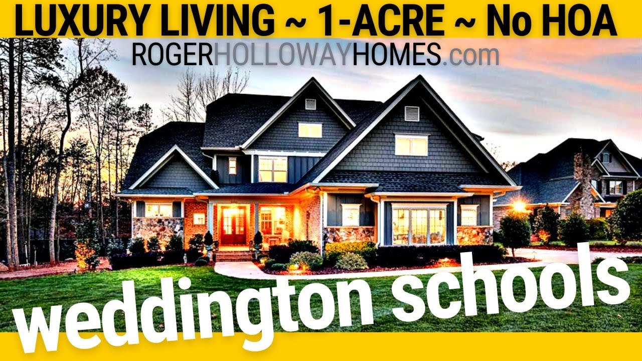 Luxury Living on One Acre with No HOA in the Weddington School District [South Charlotte NC