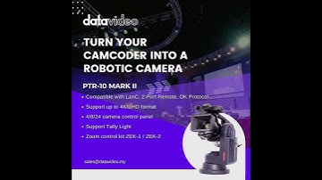 Turn your Camcorder into a Robotic Camera 🎥