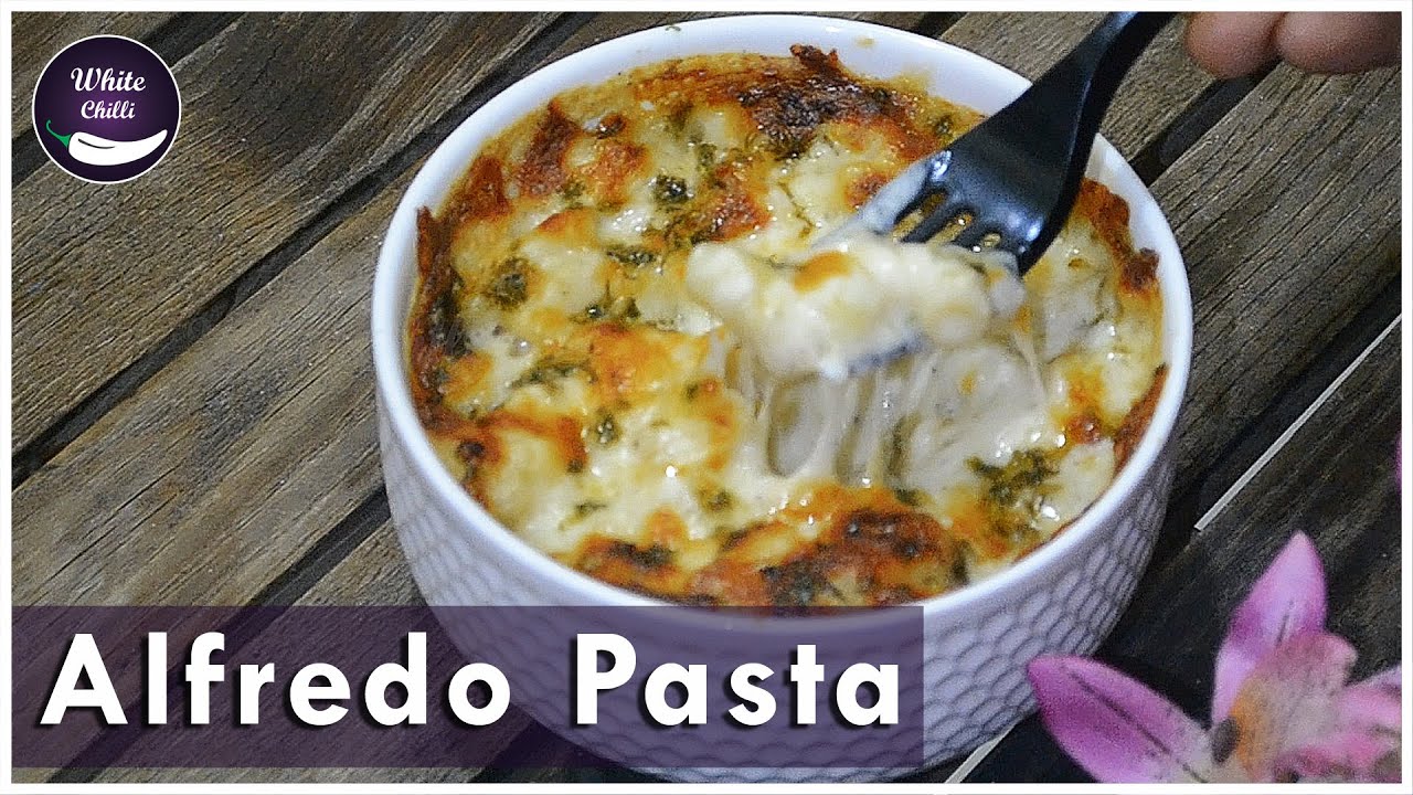 White Sauce Alfredo Pasta Creamy & Cheesy White Sauce PastaAlfredo