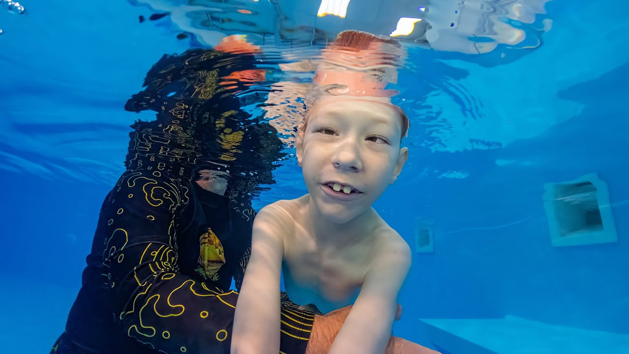 Подводная видеосъемка в детском бассейне | Жемчужина (Ессентуки, июль 2025) | 03