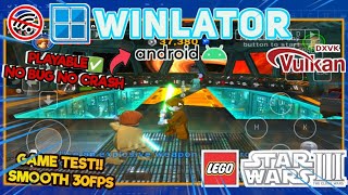 Test Lego Star Wars 3 The Clone Wars SMOOTH 30 FPS PLAYABLE!! - Winlator Android screenshot 4