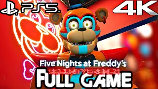 FNAF SECURITY BREACH Gameplay Walkthrough FULL GAME (4K 60FPS) No Commentary