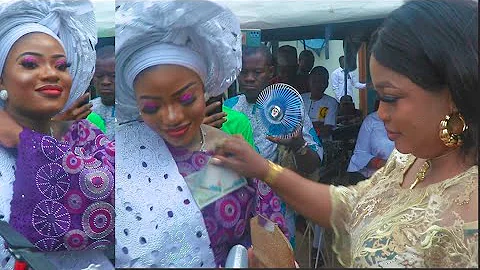 Yomi Fabiyi's Wife Came Out To Dance, Kemi Afolabi Joined &Spray Her Money At Their Baby's Naming