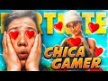 CONOZCO a LA CHICA GAMER MÁS PRO de FORTNITE