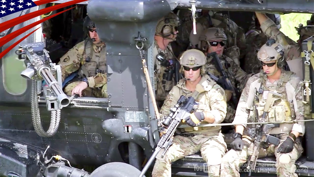 US Army Paratroopers With The 5th Special Forces Group (Airborne