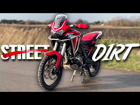 I Put Dirt Tyres On My Africa Twin...