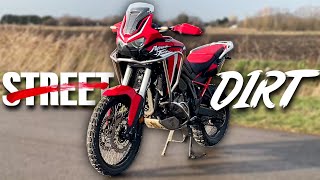 I Put Dirt Tyres On My Africa Twin...