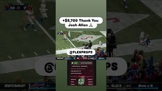 Josh Allen made me $8,700 Bills vs Falcons Tonight!