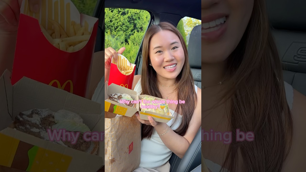 GF thinks McDonalds is healthy🤦‍♂️ 