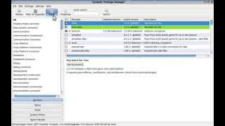 How to Installing and uninstalling program using synaptic package manager in ubuntu Linux