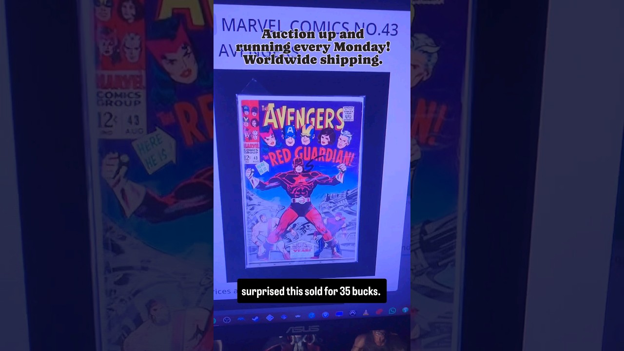 Live auction up now with a bunch of my comics every Monday link in comments and bio! 