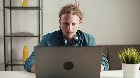 Man Using Laptop Stock Video