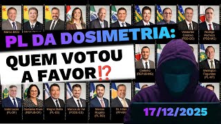 PL da Dosimetria (PL 2162/2023): veja como votaram os senadores e partidos no Senado Federal!